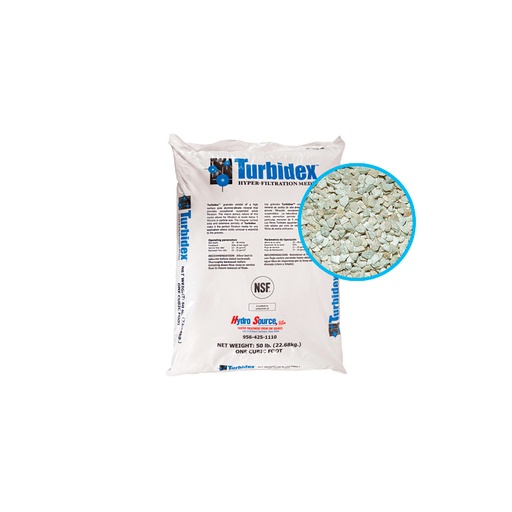 [A8023] Hyperfiltrační hmota, přírodní zeolit Turbidex 28,3 l/22,7 kg/sáček
