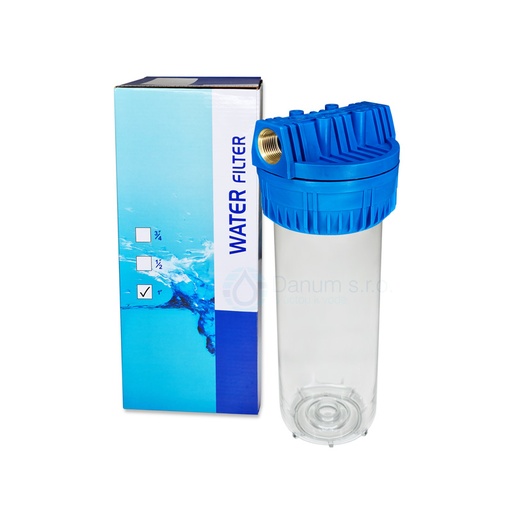 [F10] Průhledný filtr 1" pro vodovodní potrubí 