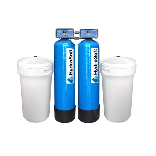 [120D1/HYS1] Dvojitý komerčný zmäkčovač vody HydroSoft Twins 4,0