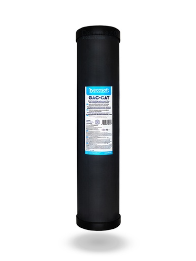 [GAC-CAT] Uhlíková filtrační vložka pro snížení obsahu sirovodíku 20" × 4,5"