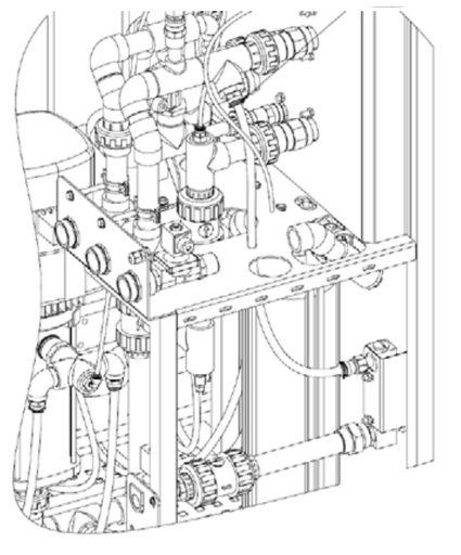 [BVPF-4-6] Možnosti: přimíchávání surové vody do permeátu nebo proplachování permeátem pro HyRO 4.0 a HyRO 6.0